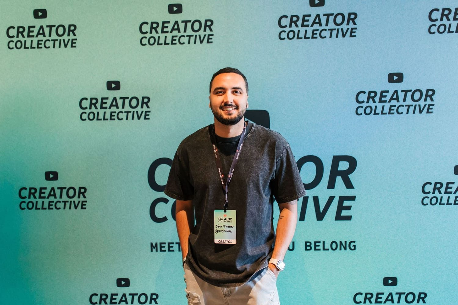 Jean en un evento de creadores